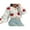White, variant on Gupgi Women Knitted Cardigan Autumn Knitwear Strawberry V-neck Puff Long Sleeve Knitted Coat