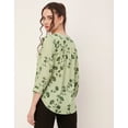 thumbnail image 4 of Moomaya Printed Tops For Women, Long Sleeve, Semi-Formal Top, 4 of 9