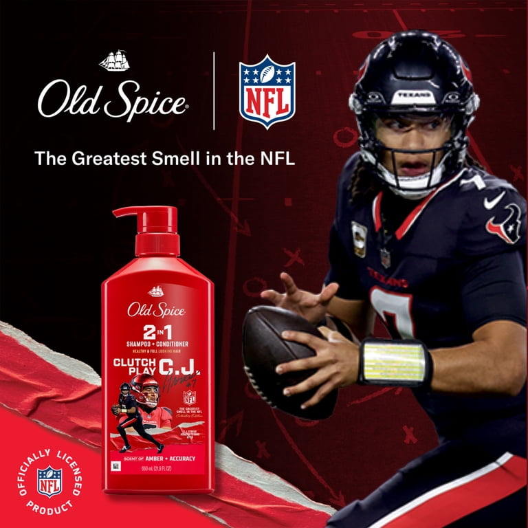 Old Spice Clutch Play C.J. 2-in-1 Shampoo & Conditioner for Men