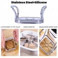 thumbnail image 4 of 5in1 Stainless Steel Fruit And Vegetable Slicer With Handle Kitchen Tool, 4 of 7