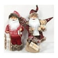thumbnail image 4 of Eagle Gifts X40 ARE97132X 16 in. Standing Woodland Santa - Red & Ivory, 4 of 4