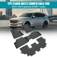 thumbnail image 5 of Arsey All Weather TPE Floor Mats Compatible with 2021-2022 Genesis GV80 7 Seat,Black, 5 of 5