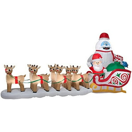 christmas colossal 165 santa bumble in sleigh airblown inflatable holiday yard decoration - Walmart Christmas Yard Decorations christmas colossal 165 santa bumble in sleigh airblown inflatable holiday yard decoration - Walmart Christmas Yard Decorations