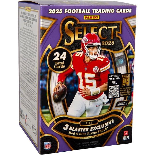 2025 Panini Select Football Blaster Box (Red & Blue Prizms!)