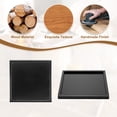 thumbnail image 4 of Uxcell Wooden Serving Tray Rectangular Decorative Platter for Home and Kitchen Use Black 13x13 Inch, 4 of 6