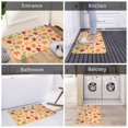 thumbnail image 5 of Gukieu Autumn Maple Leaves Print Dust-proof Floor Mats, Water-absorbent and Non-slip Flannel Door Mats 16x24in, Home Decoration Suitable for Kitchen, Bathroom, Garage, 5 of 7