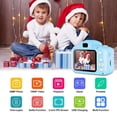 thumbnail image 6 of Kids Selfie Camera for Kids 1080HD 20MP Digital Camera for Boys Toddler Girl Toys, Christmas Birthday Gift for Age 3 4 5 6 7 8 9 10 Year Old with 32GB SD Card, Blue, 6 of 8