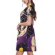 thumbnail image 2 of Disketp Astronaut Floating purple Space para Vestido de Manga Corta para Mujeres, Vestidos de Verano para Mujeres, Casual y Holgado para la Playa, 2 of 6