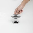 thumbnail image 4 of Drain Plug. Tub And Shower Drain With Hair Catch - Gray - Sfygv, 4 of 5