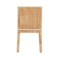 thumbnail image 4 of Baxton Studio Sofia Rattan Dining Chair, Natural (Set of 1), 4 of 9