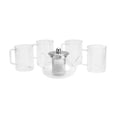 thumbnail image 1 of Infuse Lunar New Year 5-Piece Glass Teapot Set, 1 of 1