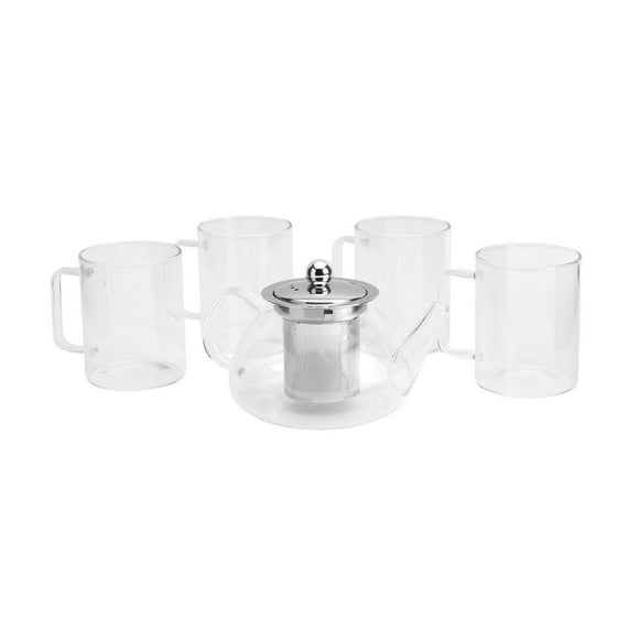 Infuse Lunar New Year 5-Piece Glass Teapot Set