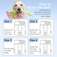 thumbnail image 4 of Paw Legend Reusable Female Dog Diapers Pack of 3, No Leak Doggie Diapers for Heat Cycle, Peony Flower, X-Small, 4 of 6