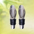 thumbnail image 2 of Monyance wine spout 2 Pcs Stainless Steel Oxygenating Wine Aerator Aerating Pourer Funnel Liquor Bottle Stopper Wine Spout Decanter(2.95X0.94X0.79Inches), 2 of 10