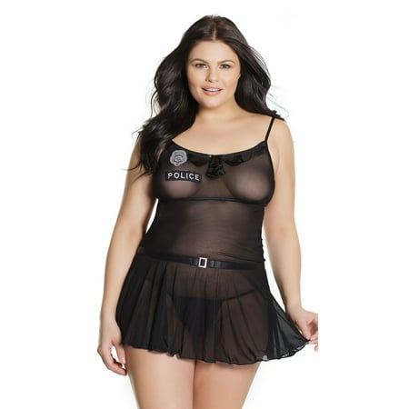 Coquette Plus Size Shot Caller Lingerie Costume