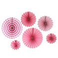 thumbnail image 1 of Xingzhi Circular handmade paper flower fan, 1 of 8