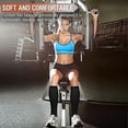 thumbnail image 4 of Bas de Compression Promotion de la Circulation Sanguine Chaussettes de Compression Amincissantes Anti-Fatigue Chaussettes Confortables Couleur Unie, 4 of 4