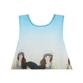 thumbnail image 4 of Girls Dress Tank Modern People Figure Print Blue 7 Years, 4 of 4