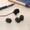 thumbnail image 2 of 20pcs Microphone Sleeves Mini Lavalier Windshield Lapel Headphone Microphone Windshield, 2 of 2