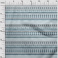 thumbnail image 3 of oneOone Polyester Spandex Grayish Blue Fabric Asian Floral Block Craft Projects Decor Fabric Printed By The Yard 56 Inch Wide, 3 of 4