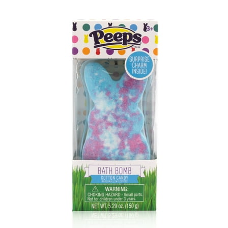 Peeps Bath Bomb, Cotton Candy Marshmallow Scented, 150g