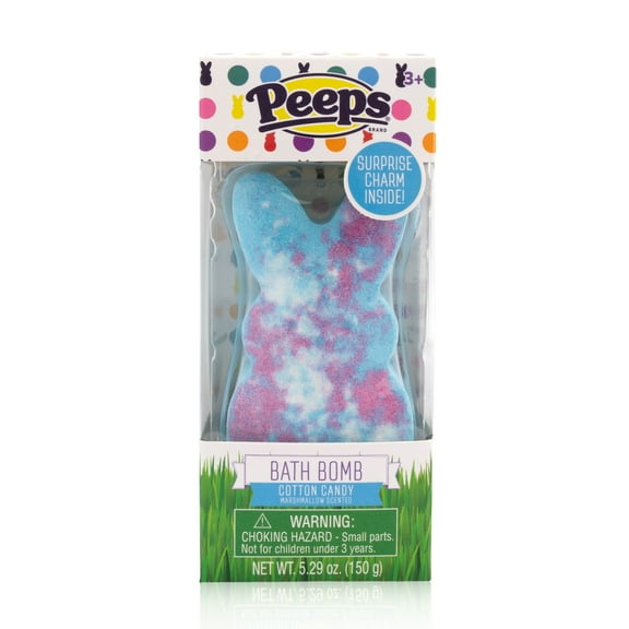 Peeps Bath Bomb, Cotton Candy Marshmallow Scented, 150g