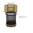 thumbnail image 2 of unbranded Organizador De Lápices Negro Con Baloncesto Superficie Pulida Y Material Seguro, 2 of 7