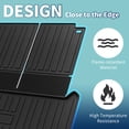 thumbnail image 3 of Unique Bargains Flat Face Cargo Liner Rear Trunk Mat Trunk Cargo Luggage Boot Tray Mat Long Stripes and Interval Pattern for Nissan Pathfinder 2024-2025 Anti-Slip, 3 of 7
