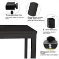 thumbnail image 4 of SOGES Small Computer Desk 31.5 inches Sturdy Writing Desk for Small Spaces, Black, 4 of 5