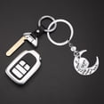 thumbnail image 2 of Key Chain Alloy Pendant Keyring alloy key Woman Key Holder Decor Key Ring Party Wedding Gift, D1002-Mon, 2 of 9
