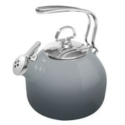 Chantal Tea Kettle Classic Harmonica Whistling Teakettle, 1.8 quart, Marigold