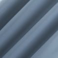 thumbnail image 4 of Sun Zero Cyrus 1-Piece  Thermal 100% Blackout  Back Tab/Rod Pocket Curtain Panel, Denim Blue, 40”W x 84"L, 4 of 9
