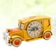 thumbnail image 3 of 1 reloj despertador de escritorio con forma de coche clásico, reloj de noche, decoración para el hogar, dormitorio, oficina, dorado y naranja., 3 of 6