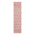 thumbnail image 3 of Unique Loom Trellis Shag Collection Area Rug - Ruby (2' x 8' Runner Light Pink/Ivory), 3 of 12