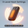 thumbnail image 3 of Hotdot Hand Warmers Rechargeable 2 Pack, 3 Heat Levels (104–121°F), Real-Time Temp & Battery Display, Electric Hand Warmers, Fast Heating, Fits in Gloves/Pocket, Gifts for Women & Men, 3 of 6