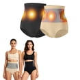 thumbnail image 2 of ibiyaun 2PCS 4-in-1 Micro-Particle Sculpting Fat-Burn Shorts, High Waist Shapewear Yoga Pants Shorts, 2 of 8