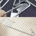 thumbnail image 7 of Solennerer 6 Pack Large Safety Pins, 5 Inches Heavy Duty Stainless Steel Oversize Safety Pins, Extra Large Pins for Blankets, Heavy Laundry, Crafts and Decorations, 7 of 7