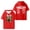 Red, variant on Jesse Welles Under The Powerlines Tour 2026 Hooded T-Shirts Casual Women Men Short Sleeve Tee Clothes