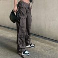 thumbnail image 3 of Pantalones femeninos americanos de carga de calle casuales y simples para exteriores y playa FLhrweasw  Para estrenar, 3 of 6