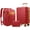 Red, variant on MIUSSE Carry on Luggage Set 3 Piece Hard Shell Luggage Sets with Spinner Wheels TSA Lock Carry on with Backpack Set