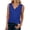 Blue, variant on Xijirk Women Wrap V Neck Sleeveless Tank Top Loose Fit Casual Blouse for Summer Daily Outfit,Black,5XL