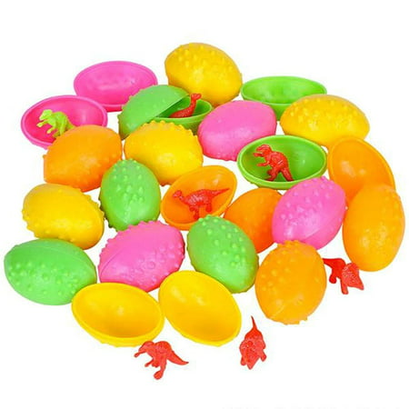 Dinosaur Surprise Eggs- 144 Pieces of Dino Inside Eggs- Colorful Figures For Easter Candy Basket, Party Bag Filler, Halloween Treat Bag, Birthday Giveaways, Classroom Activities, Rewards, (Best Classroom Birthday Treats)
