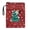 Christmas tree, variant on HELLHERO Book Club Gifts Book Sleeve Protector, 8.66 x 11.42 Polyester Storage & Portability Carrying Book Case Protector Wrap Bag with Pocket, Retro for Readers