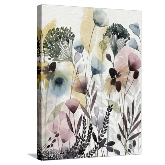 Art.com Watercolor Wildflower II Stretched Canvas Print Wall Art by Grace Popp, 18" x 24"