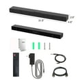 thumbnail image 3 of Ficcug 32" Sound Bars for TV,80W 5.0 Bluetooth Soundbar with Subwoofer,Wall Mountable 3D Surround Home Theate Speaker System,Wired & Wireless Connection,Black, 3 of 9