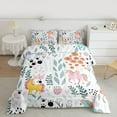 thumbnail image 2 of Homewish Cartoon Unicorn 2pcs Bedding Comforter Set for Preppy Children Kids,Dreamy Princess Twin Comforter Sets,Kawaii Animal Breathable Bedding Set,Luxury Bedroom Decor,Reversible, 2 of 8