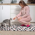 thumbnail image 3 of White Cow Bow Pattern Kitchen Rugs Sets Of 2,Anti Fatigue Kitchen Mat Rugs Non Slip Washable,Decorative Kitchen Floor Mats for Kitchen,Sink,Laundry,17"x30"+17"x47", 3 of 7