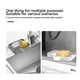 thumbnail image 4 of Inteprter Caja de jabón Suministros de baño Soporte para platos Soporte de jabones impermeable multicolor Juegos de accesorios de baño Gris Pequeño, 4 of 6
