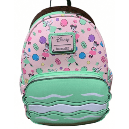 Disney Parks Loungefly Women's Backpack Macarons Pattern, Multicolor