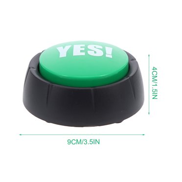 Nuobesty Yes Sound Button Answer Game Buzzer Desktop Sound Toy